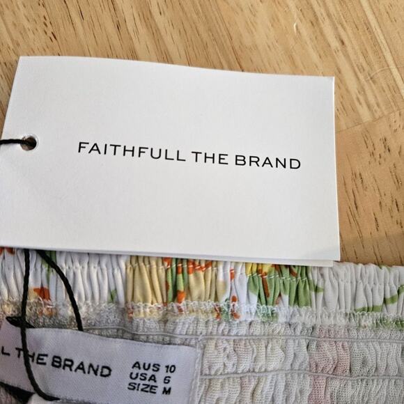 Faithfull The Brand Loucetta Midi Dress in Palermo Floral Print Size 6 NWT - Picture 5 of 11